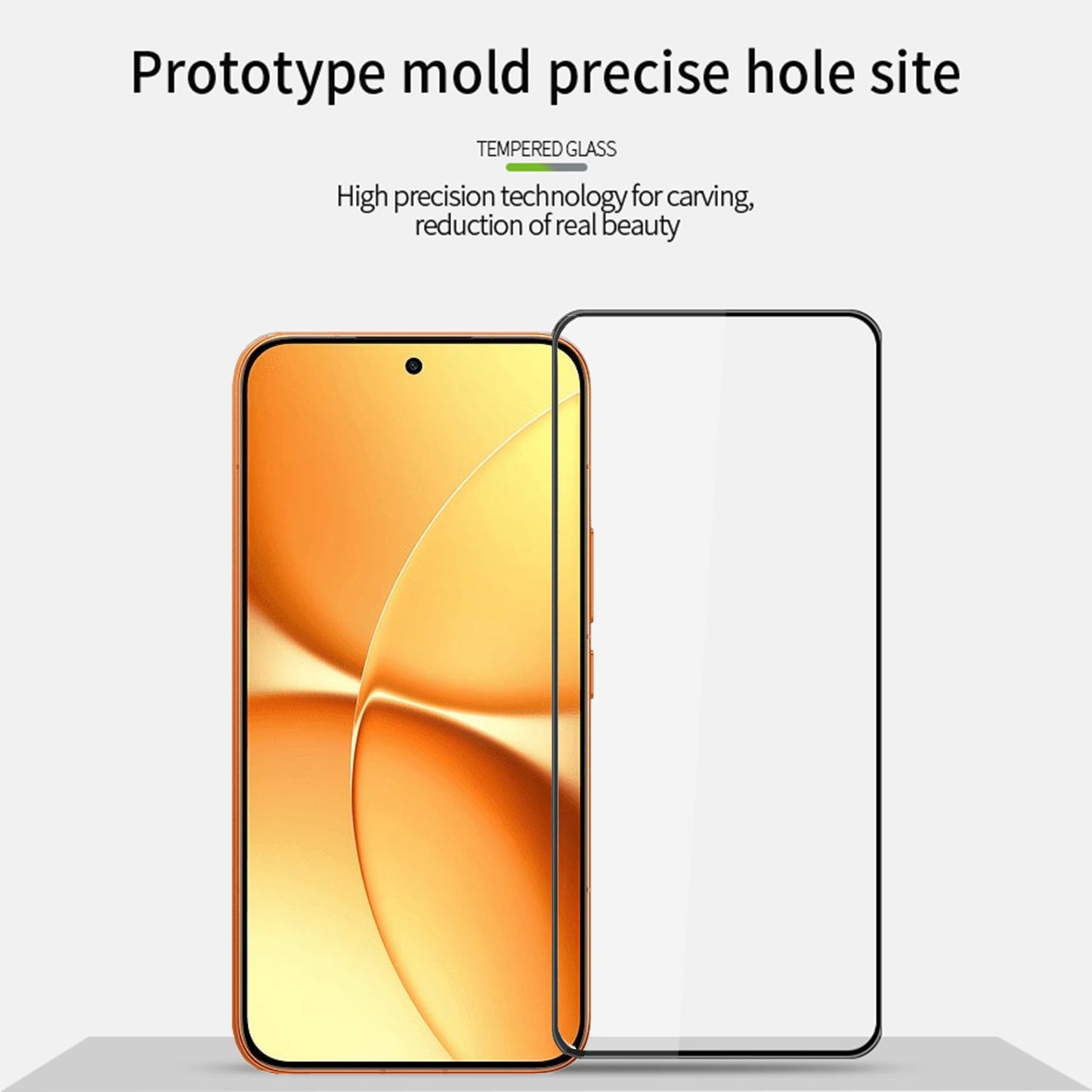Mofi For Xiaomi Poco X8 Pro Max 5G / Xiaomi Redmi Turbo 5 Max 5G Screen Protector 9H 3D Curved Full Glue Full Coverage Tempered Glass Film