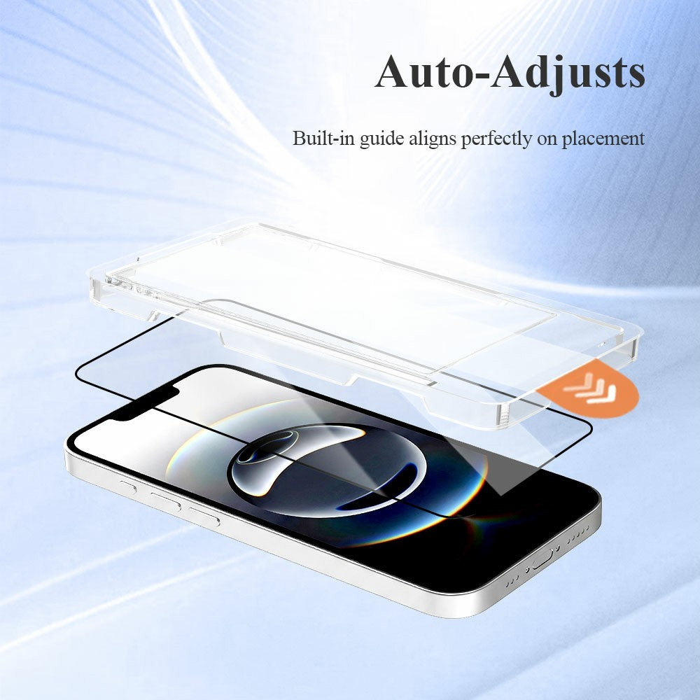 LEREACH 2Pcs For iPhone 17e / 16e Tempered Glass Full Screen Protector Anti-Fingerprint Film with Dust-Free Installation Tool