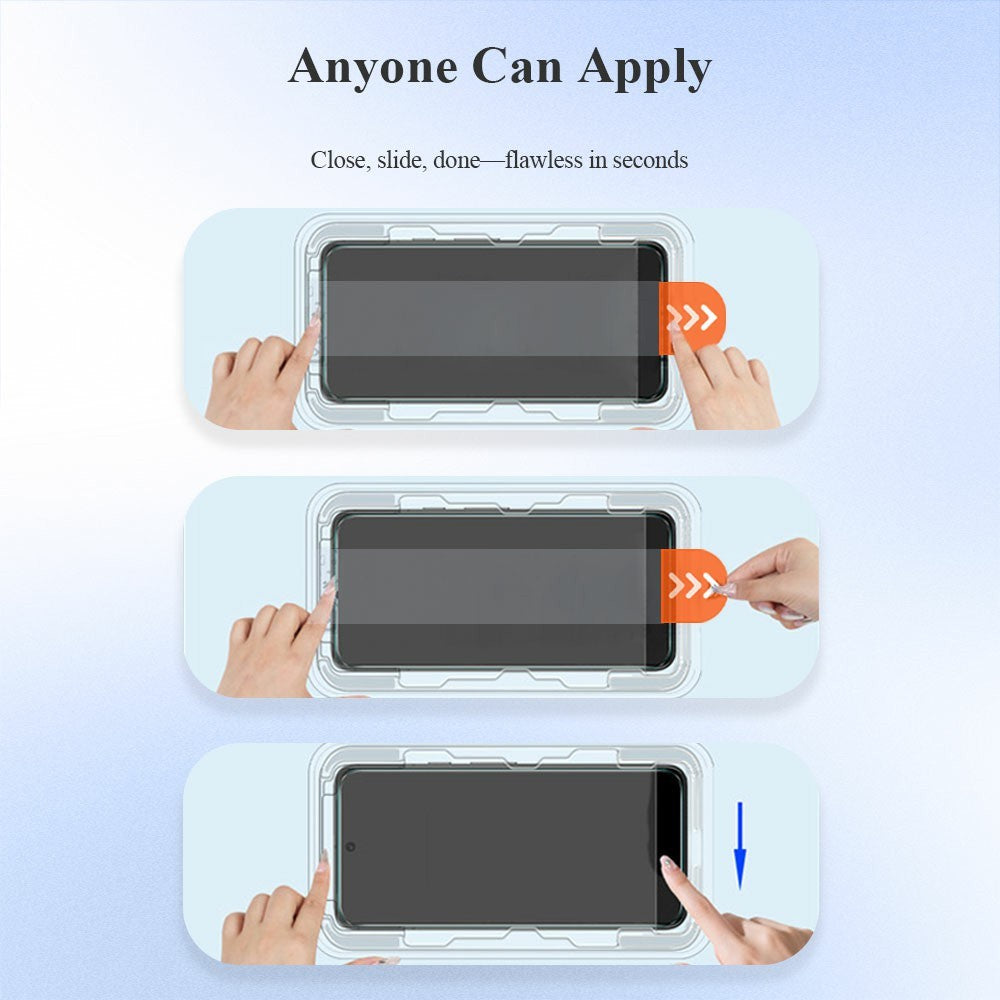 LEREACH 2Pcs For OnePlus 15R 5G Tempered Glass Full Screen Protector Anti-Fingerprint Film with Dust-Free Installation Tool