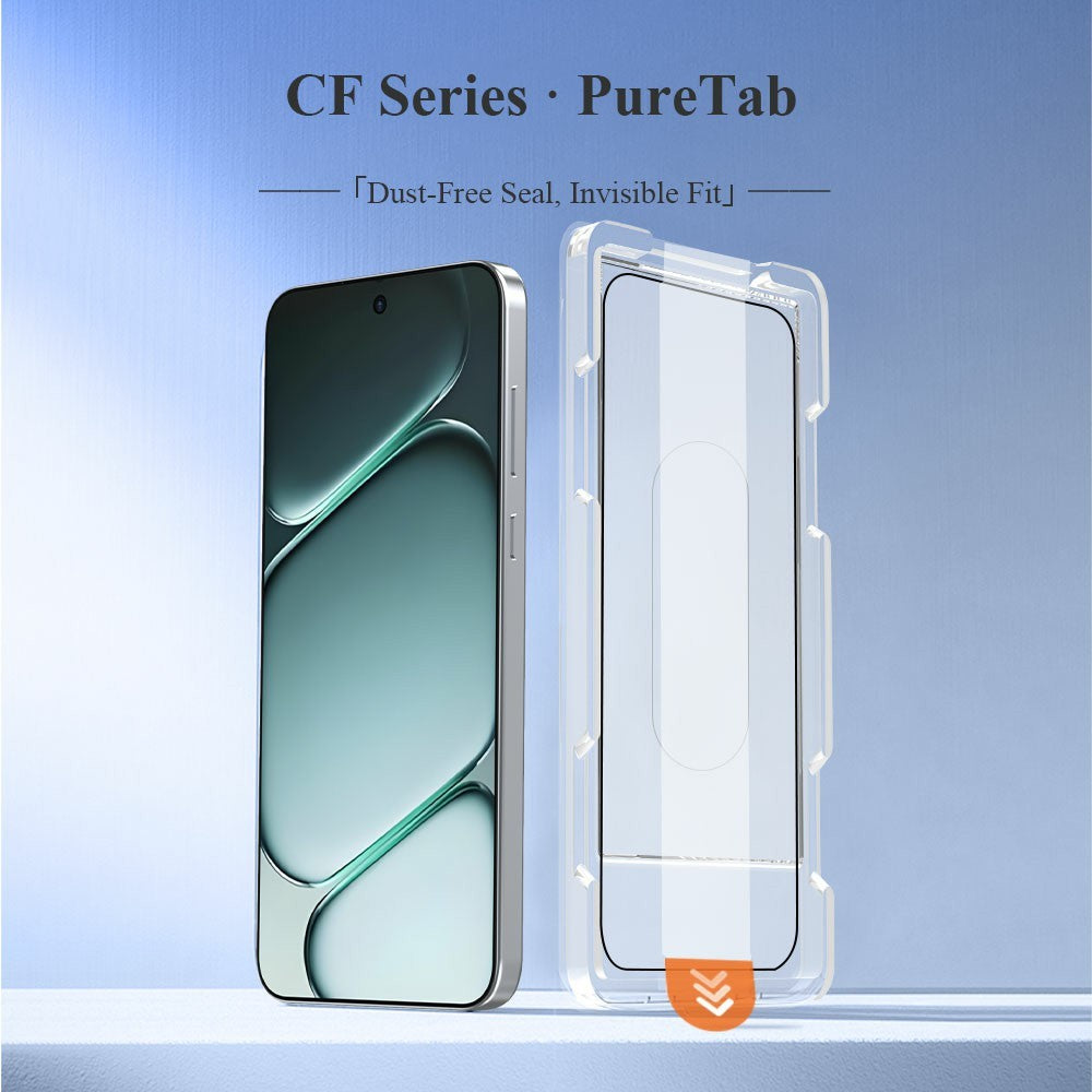 LEREACH 2Pcs For OnePlus 15R 5G Tempered Glass Full Screen Protector Anti-Fingerprint Film with Dust-Free Installation Tool