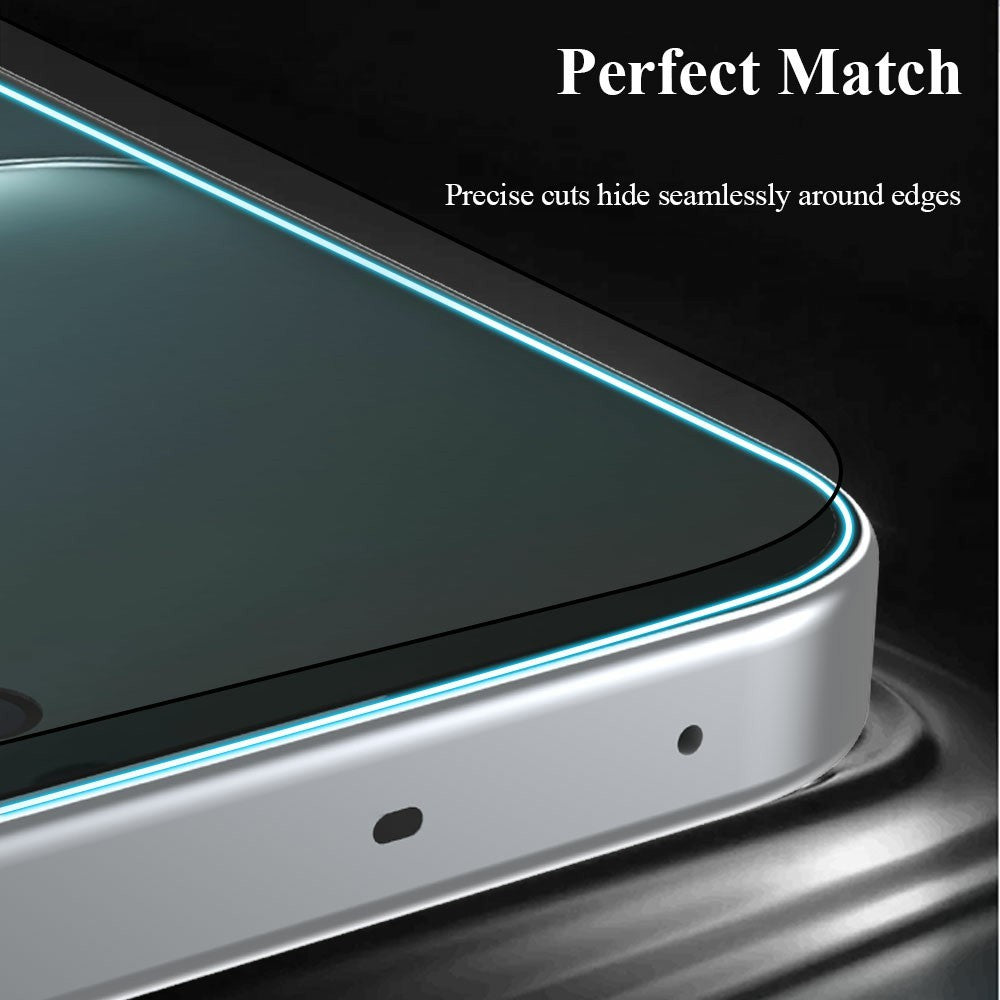 LEREACH 2Pcs For OnePlus 15R 5G Tempered Glass Full Screen Protector Anti-Fingerprint Film with Dust-Free Installation Tool