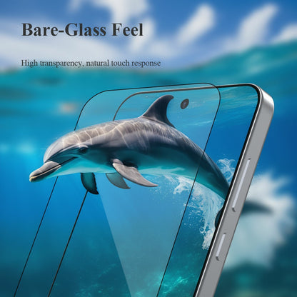 LEREACH 2Pcs For OnePlus 15R 5G Tempered Glass Full Screen Protector Anti-Fingerprint Film with Dust-Free Installation Tool