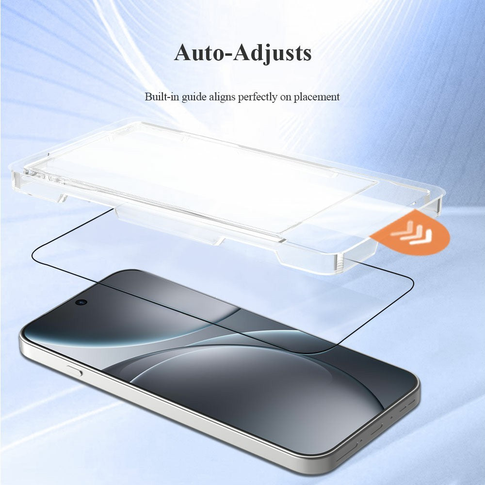 LEREACH 2Pcs For Oppo Find X9 Ultra 5G Tempered Glass Full Screen Protector Anti-Fingerprint Film with Dust-Free Installation Tool