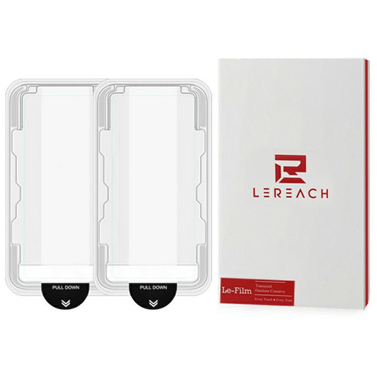 LEREACH 2Pcs For Oppo Find X9 Ultra 5G Tempered Glass Full Screen Protector Anti-Fingerprint Film with Dust-Free Installation Tool