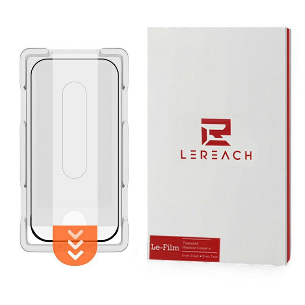 LEREACH For vivo X300 Pro 5G Tempered Glass Full Screen Protector Anti-Fingerprint Film with Dust-Free Installation Tool