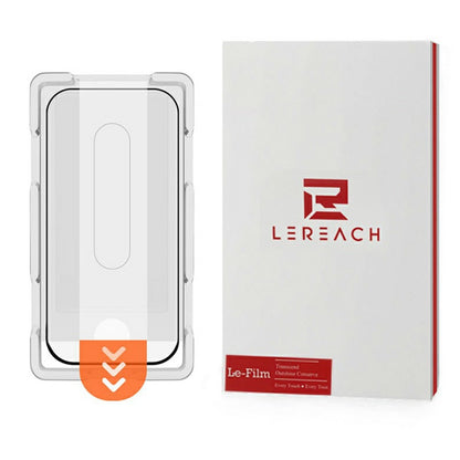 LEREACH For vivo X300 Pro 5G Tempered Glass Full Screen Protector Anti-Fingerprint Film with Dust-Free Installation Tool
