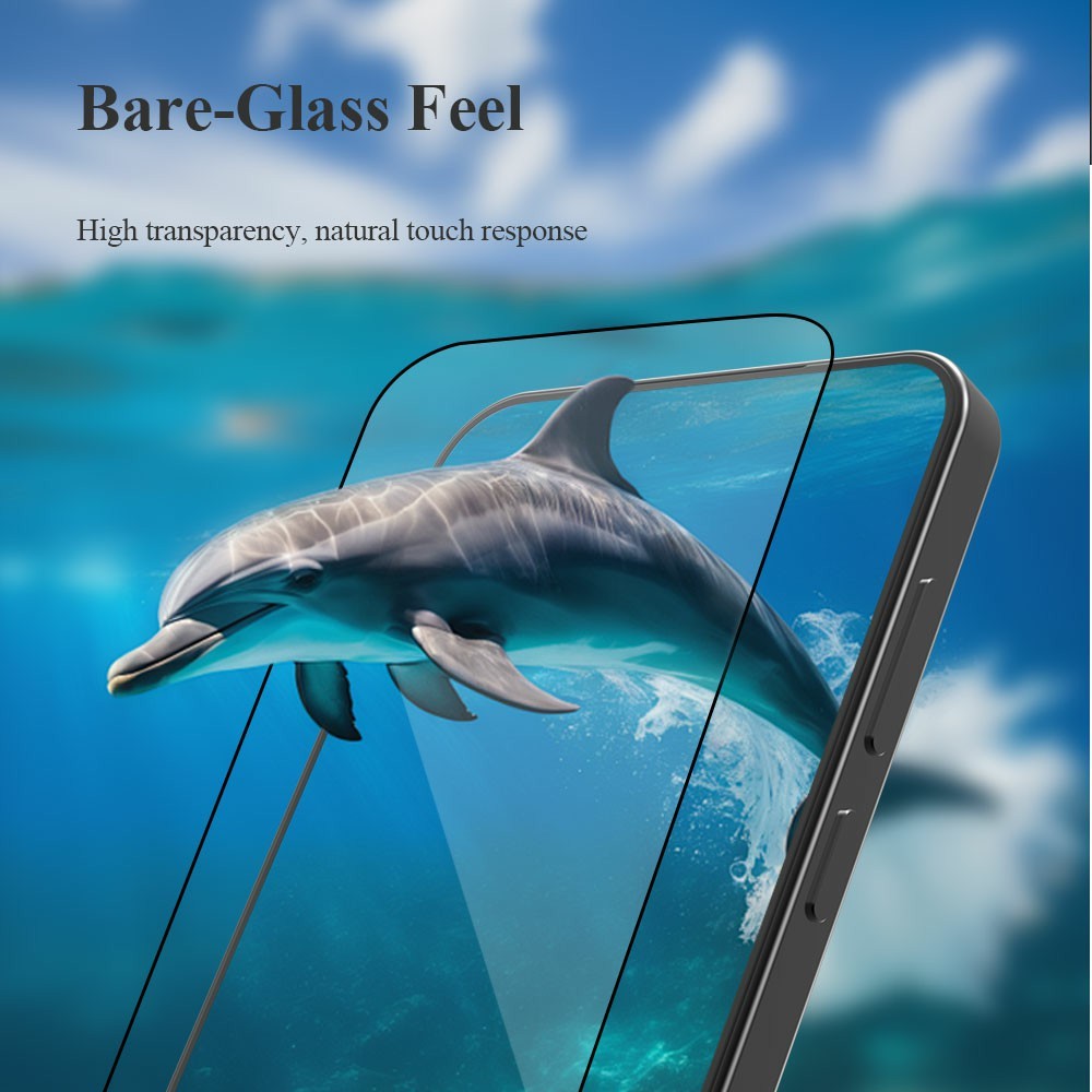 LEREACH For vivo X300 Pro 5G Tempered Glass Full Screen Protector Anti-Fingerprint Film with Dust-Free Installation Tool