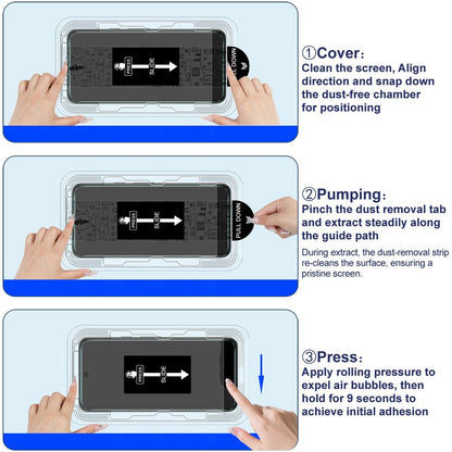 IMAK H Series For Xiaomi Poco X8 Pro Max 5G / Redmi Turbo 5 Max 5G Tempered Glass Screen Protector Easy Installation Film with Auto Dust-Remove Tool