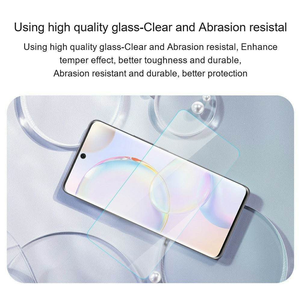 AMORUS For Honor 600 5G  /  600 Pro 5G High Aluminum-silicon Glass Film Anti-Scratch 2.5D Arc Edge Screen Protector, NOT Complete Covering