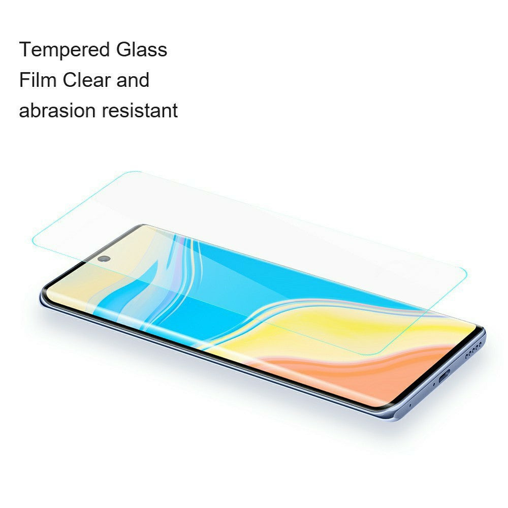 AMORUS For Honor 600 5G  /  600 Pro 5G High Aluminum-silicon Glass Film Anti-Scratch 2.5D Arc Edge Screen Protector, NOT Complete Covering