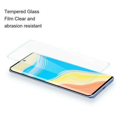 AMORUS For Honor 600 5G  /  600 Pro 5G High Aluminum-silicon Glass Film Anti-Scratch 2.5D Arc Edge Screen Protector, NOT Complete Covering