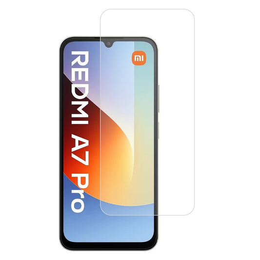 For Xiaomi Redmi A7 Pro 5G Screen Protector 0.3mm Arc Edge Tempered Glass Film, Not Complete Coverage
