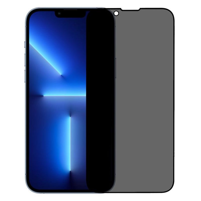 For iPhone 16e / iPhone 17e Anti-spy Screen Protector Full Glue Bright Silk Printing Edge Matte Full Cover Tempered Glass Film