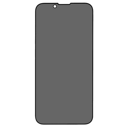 For iPhone 16e / iPhone 17e Anti-spy Screen Protector Full Glue Bright Silk Printing Edge Matte Full Cover Tempered Glass Film