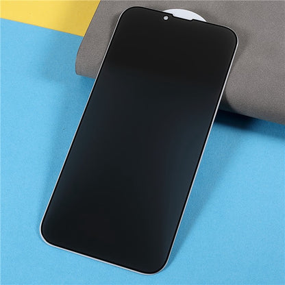 For iPhone 16e / iPhone 17e Anti-spy Screen Protector Full Glue Bright Silk Printing Edge Matte Full Cover Tempered Glass Film