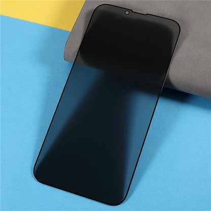 For iPhone 16e / iPhone 17e Anti-spy Screen Protector Full Glue Bright Silk Printing Edge Matte Full Cover Tempered Glass Film