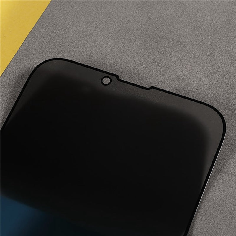 For iPhone 16e / iPhone 17e Anti-spy Screen Protector Full Glue Bright Silk Printing Edge Matte Full Cover Tempered Glass Film