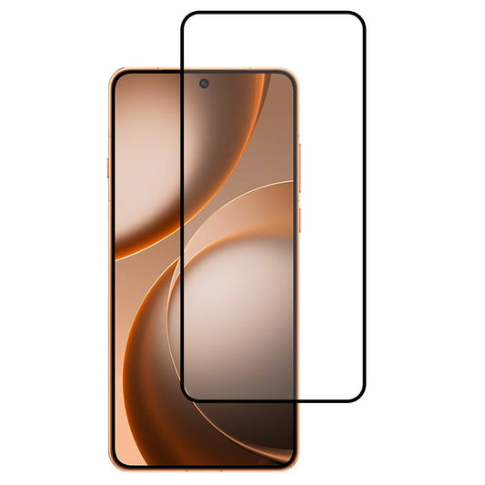 For Oppo Find X9 Ultra 5G Full Screen Protector Full Glue Arc Edge HD High Aluminium-silicon Glass Film with Black Silk Print Edge (Fingerprint Unlock)