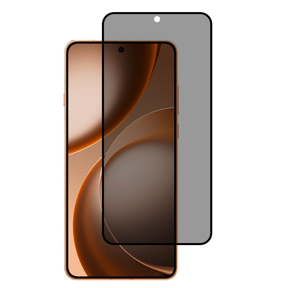 AMORUS For Oppo Find X9 Ultra 5G Anti-Spy Full Screen Protector Silk Printing Full Glue Privacy High Aluminium-silicon Glass Film (Fingerprint Unlock)