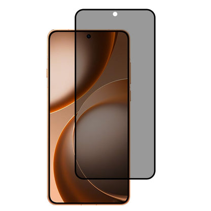 AMORUS For Oppo Find X9 Ultra 5G Anti-Spy Full Screen Protector Silk Printing Full Glue Privacy High Aluminium-silicon Glass Film (Fingerprint Unlock)
