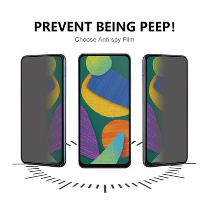 AMORUS For Oppo Find X9 Ultra 5G Anti-Spy Full Screen Protector Silk Printing Full Glue Privacy High Aluminium-silicon Glass Film (Fingerprint Unlock)