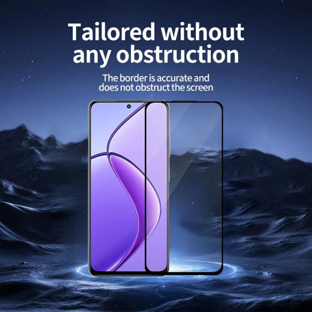 DO AS YOU WISH For Samsung Galaxy A37 5G Screen Protector Silk Printing Full Glue High Aluminum-silicon Glass Film