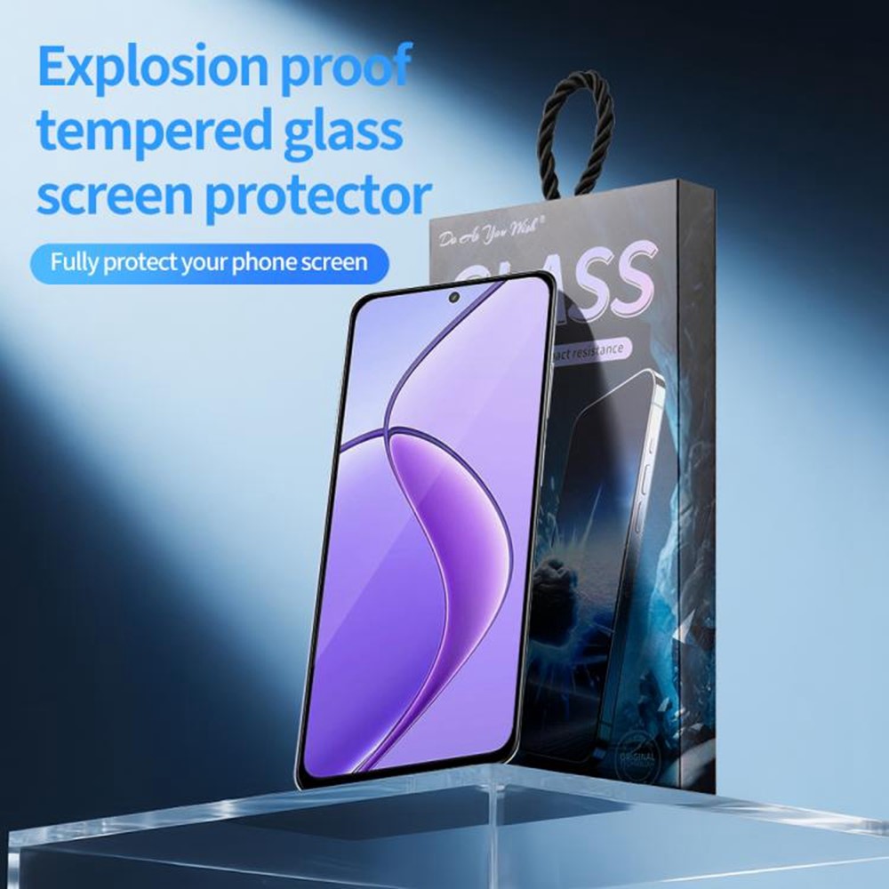 DO AS YOU WISH For Samsung Galaxy A57 5G Screen Protector Silk Printing Full Glue High Aluminum-silicon Glass Film