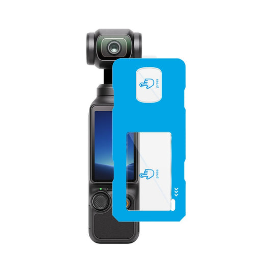 IMAK For DJI Osmo Pocket 4 Tempered Glass Screen Protector + Lens Film Set with Self Positioning Frame