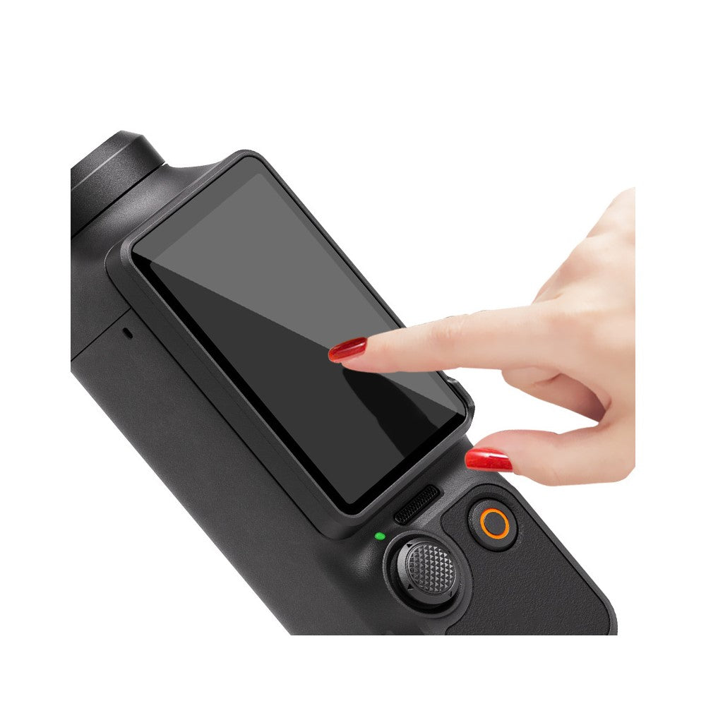 IMAK For DJI Osmo Pocket 4 Tempered Glass Screen Protector + Lens Film Set with Self Positioning Frame