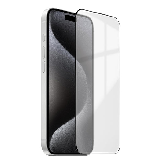 For iPhone 15 Pro Max Corning Gorilla Glass Full Screen Protector 9H Hardness Anti-Fingerprint Silk Printing Film