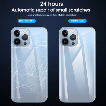 For iPhone 14 5Pcs Back Screen Protector Full Coverage Matte TPU Hydrogel Film