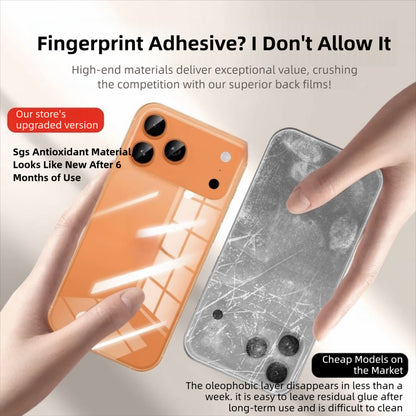 For iPhone 14 25Pcs TPU Hydrogel Film Invisible Self-Healing Anti-Fingerprint Full Cover Back Protector