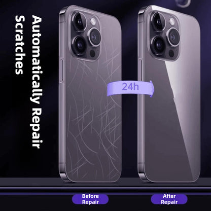 For iPhone 14 5Pcs TPU Hydrogel Film Invisible Self-Healing Anti-Fingerprint Full Cover Back Protector