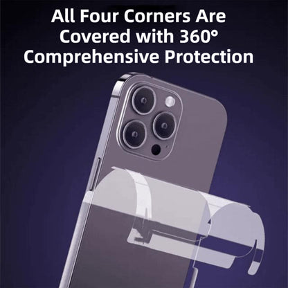 For iPhone 14 5Pcs TPU Hydrogel Film Invisible Self-Healing Anti-Fingerprint Full Cover Back Protector