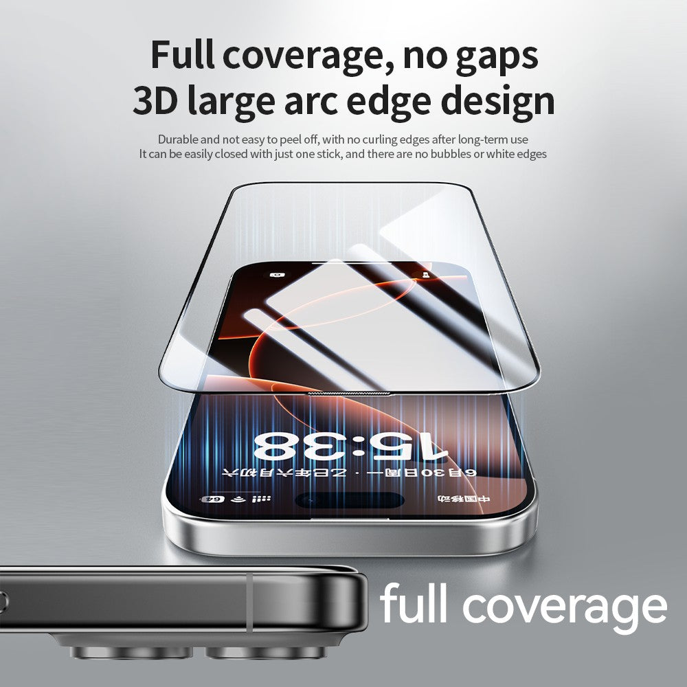 ZGA for iPhone 16e / iPhone 17e Screen Protector Anti-static High Aluminum-Silicon Glass HD Film