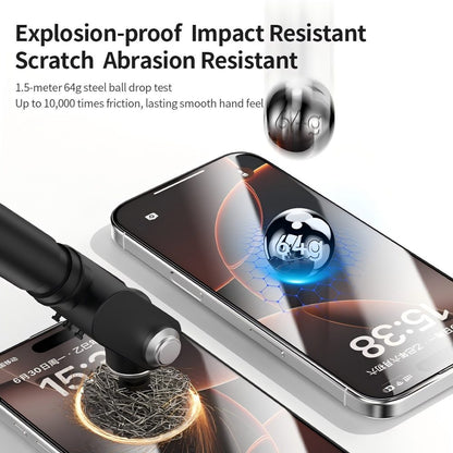 ZGA for iPhone 16e / iPhone 17e Screen Protector Anti-static High Aluminum-Silicon Glass HD Film