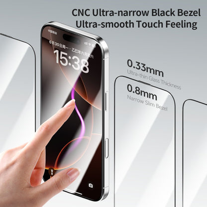 ZGA for iPhone 16e / iPhone 17e Screen Protector Anti-static High Aluminum-Silicon Glass HD Film