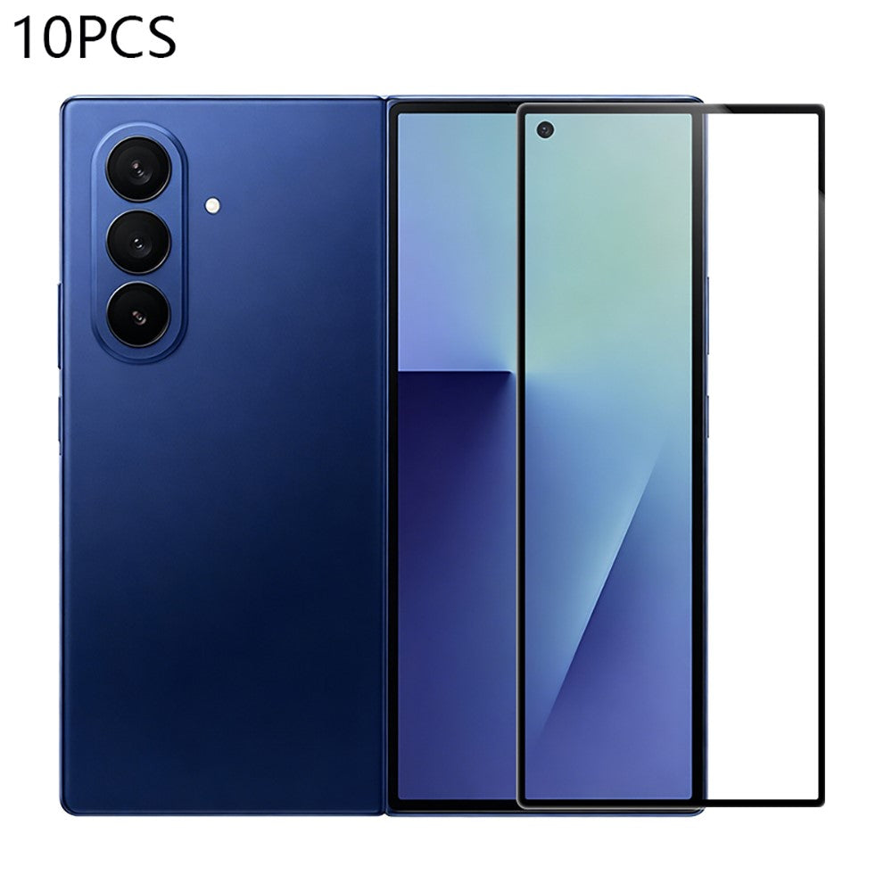 RURIHAI 10Pcs For Samsung Galaxy Z Fold8 Ultra High Aluminium-Silicon Glass Film Full Glue 0.26mm 2.5D Full Screen Protector