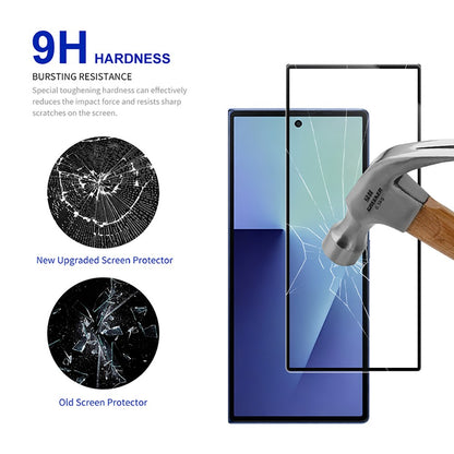 RURIHAI 10Pcs For Samsung Galaxy Z Fold8 Ultra High Aluminium-Silicon Glass Film Full Glue 0.26mm 2.5D Full Screen Protector
