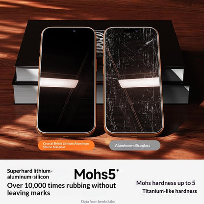 BENKS for iPhone 17 Pro Screen Protector Anti-Scratch Lithium Aluminium-silicon Glass Eye-Friendly HD Film