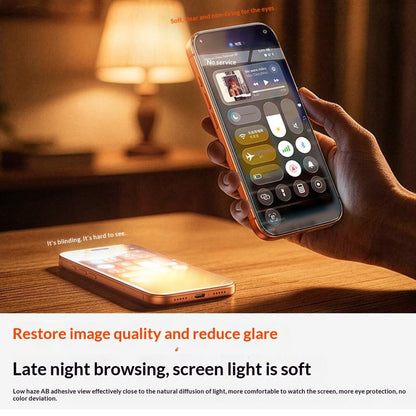 BENKS for iPhone 17 Pro Screen Protector Lithium Aluminium-silicon Glass 3D Hot Bending Eye-Friendly AR Anti-Reflective Film