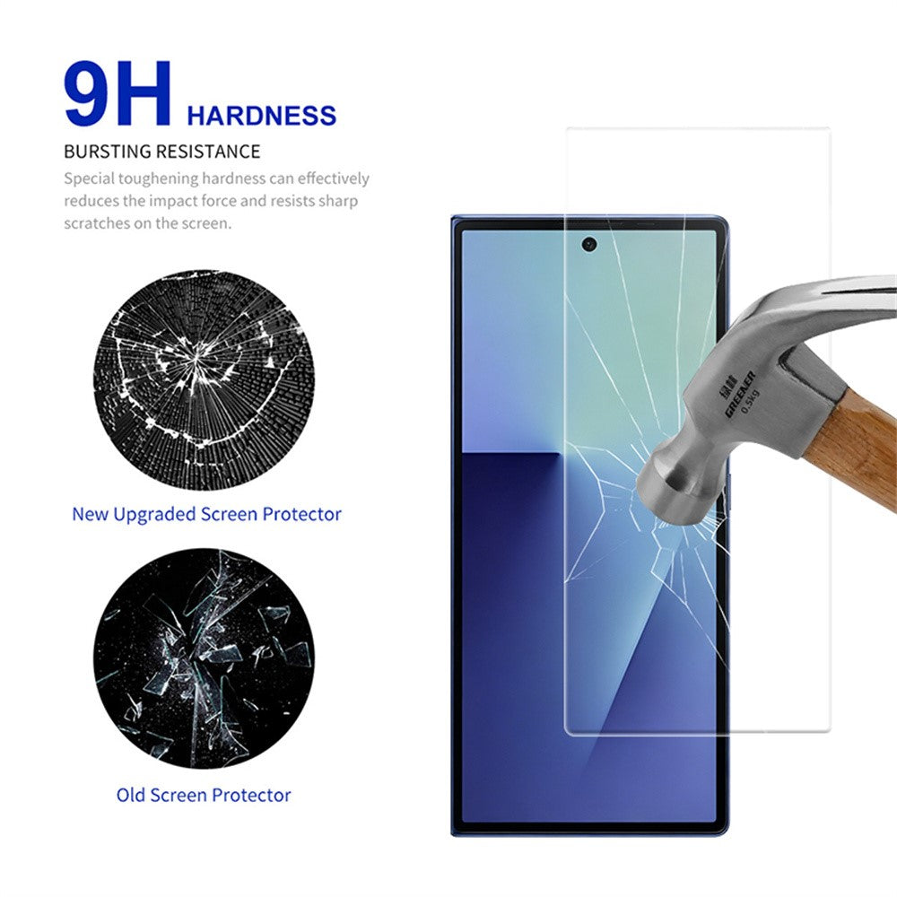 RURIHAI For Samsung Galaxy Z Fold8 Ultra Screen Protector 0.26mm 2.5D Full Glue High Aluminium Silicon Glass Film (NOT Complete Covering)