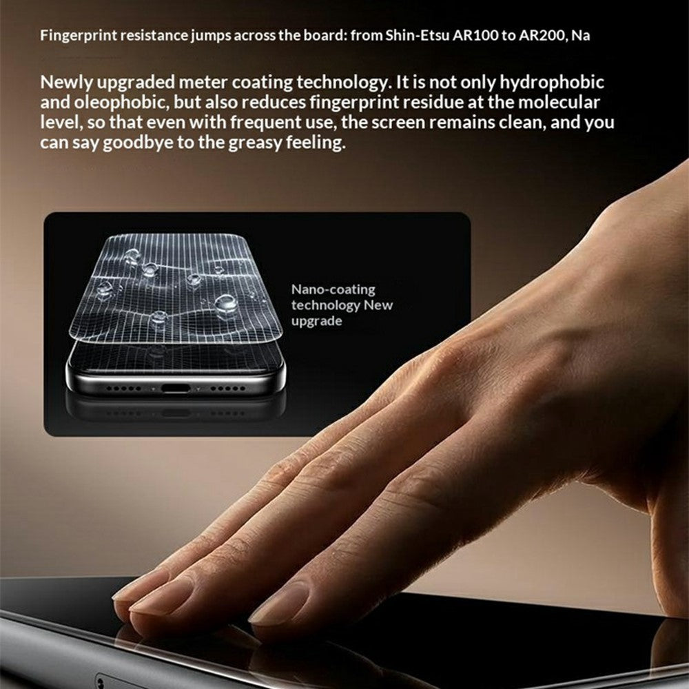 BENKS for iPhone 17 Pro Screen Protector Anti-Scratch Lithium Aluminium-silicon Glass Eye-Friendly HD Film