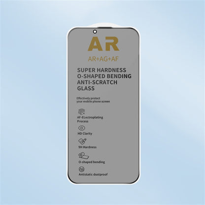 RURIHAI For iPhone 14 Plus  /  13 Pro Max Privacy Screen Protector AR Anti-Reflective High Aluminium-Silicon Glass Film