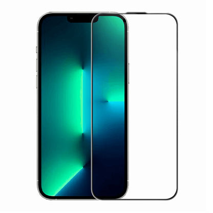 RURIHAI For iPhone 13  /  13 Pro  /  14  /  16e  /  17e Full Screen Protector AR Anti-Reflective HD Clear Tempered Glass Flim