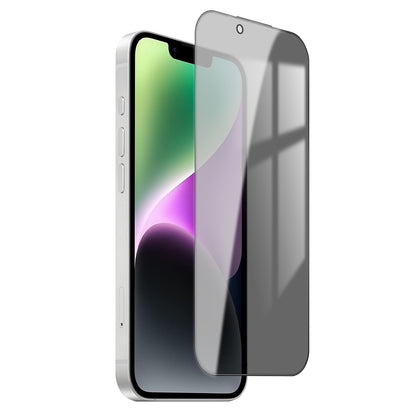 For iPhone 14 Privacy Screen Protector AR Anti-Reflective High Aluminium-silicon Glass Anti-Spy Film