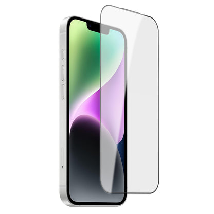 For iPhone 14 Screen Protector AR Anti-Reflective Silk Printing Clear High Aluminium-silicon Glass Film