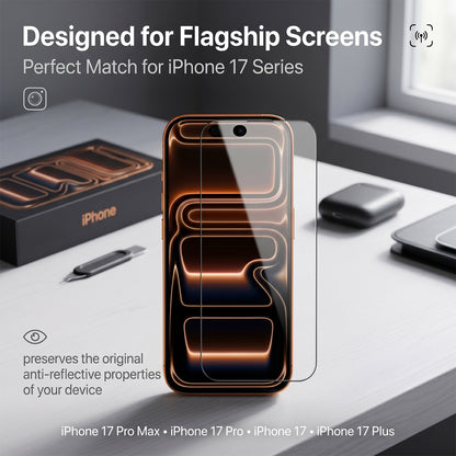 For iPhone 14 Screen Protector AR Anti-Reflective Silk Printing Clear High Aluminium-silicon Glass Film