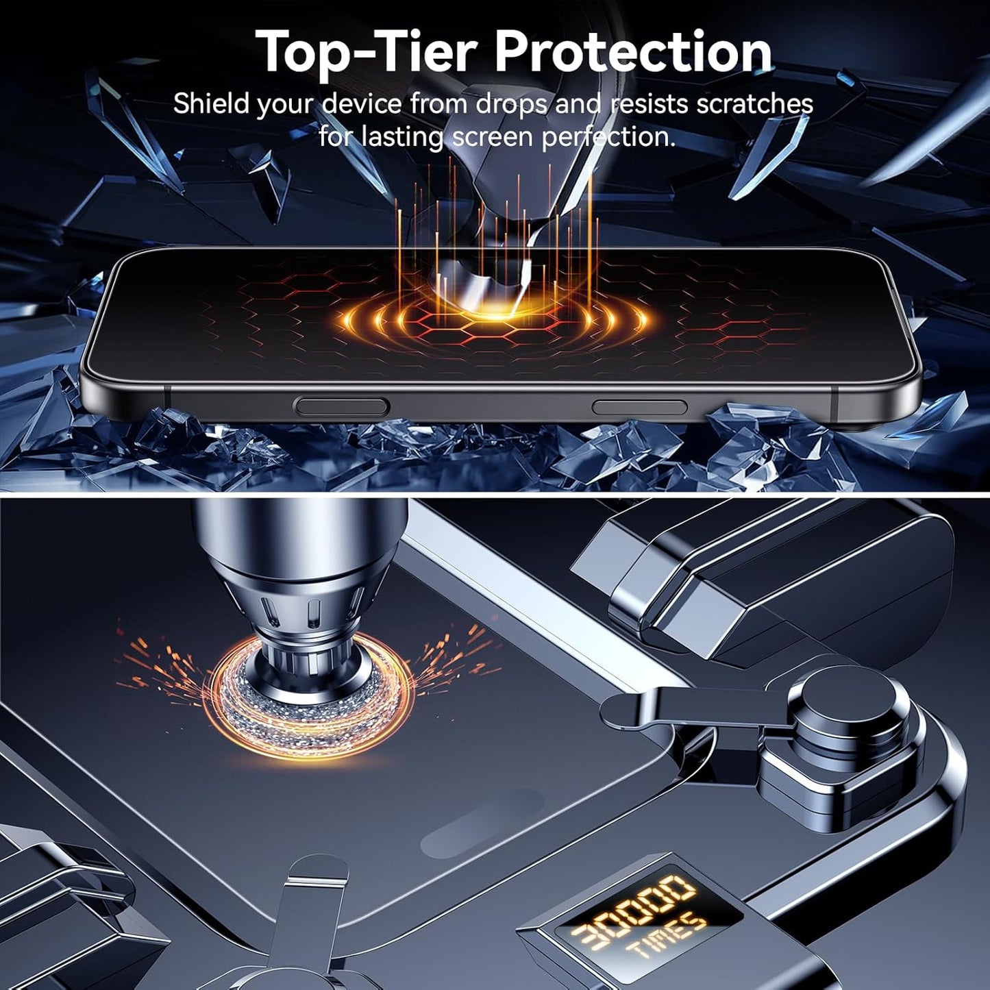 For iPhone 14 Screen Protector Anti-Glare Matte Anti-Fingerprint Tempered Glass Film