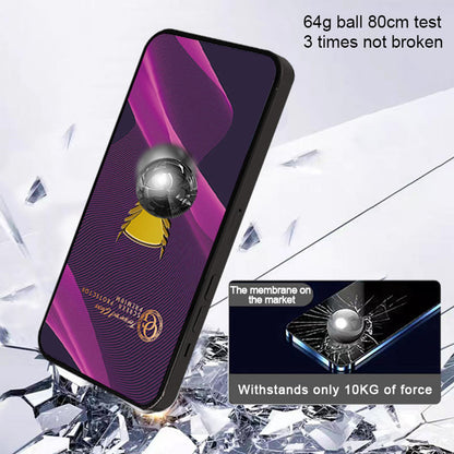 For iPhone 14 10Pcs Screen Protector Full Cover Anti-Static Clear High Aluminium-silicon Glass Film